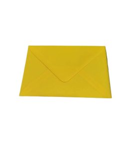 5 PZ Busta Lettera Invito C6 Giallo